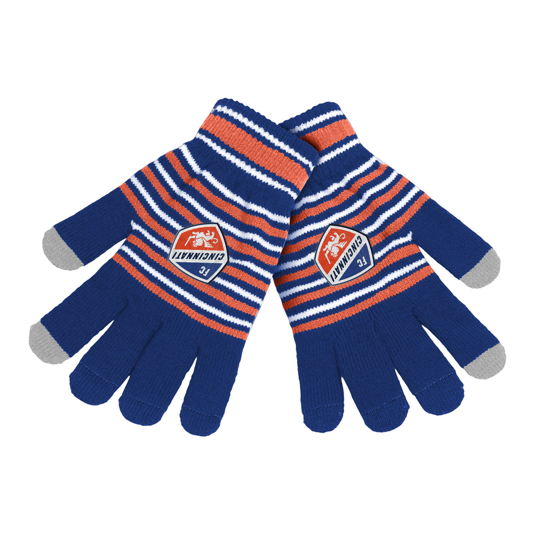 Knit Stripe Gloves