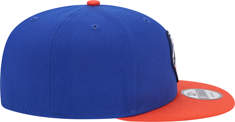 Orange and Blue Crest Snapback Hat