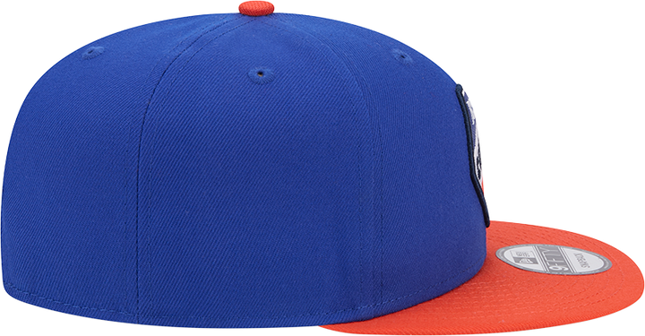 Orange and Blue Crest Snapback Hat