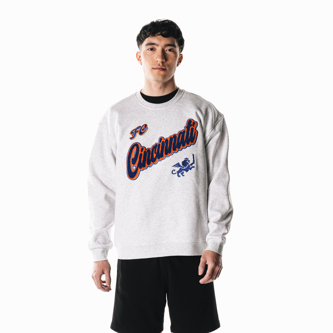 Fleece Crewneck with Chenille