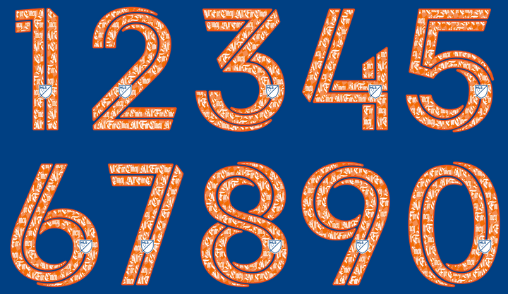 All for Cincy Custom Numbers Authentic Secondary Seven Hills Kit