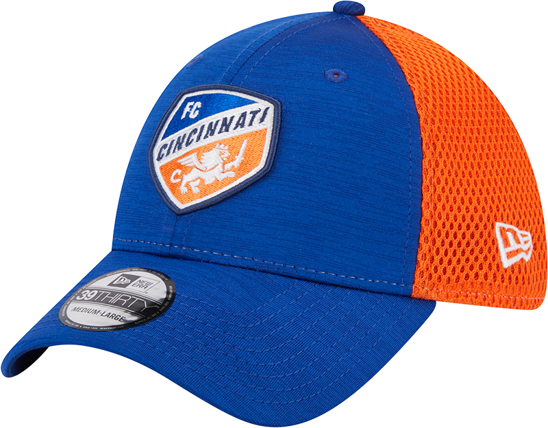 Youth Blue and Orange Game Day Flex Fit Hat