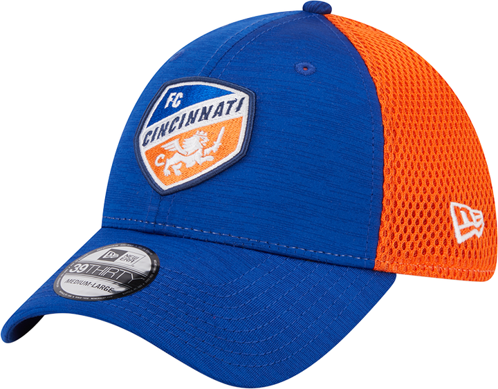 Youth Blue and Orange Game Day Flex Fit Hat