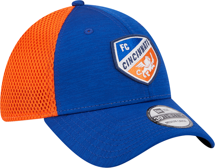 Youth Blue and Orange Game Day Flex Fit Hat