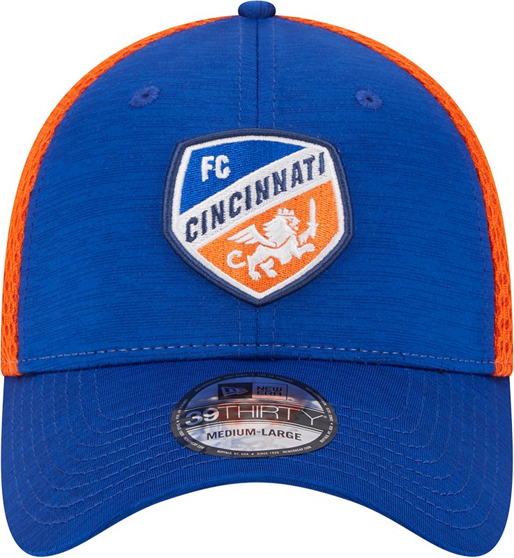 Youth Blue and Orange Game Day Flex Fit Hat