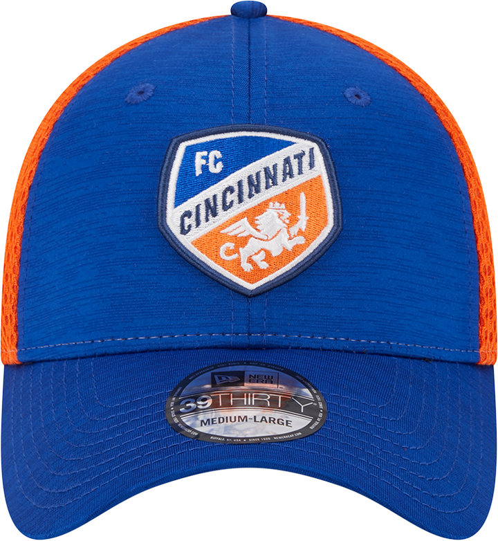 Youth Blue and Orange Game Day Flex Fit Hat