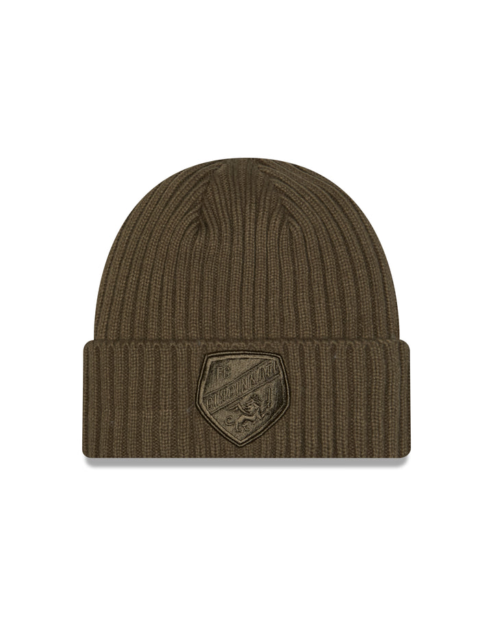 Knit Olive Beanie