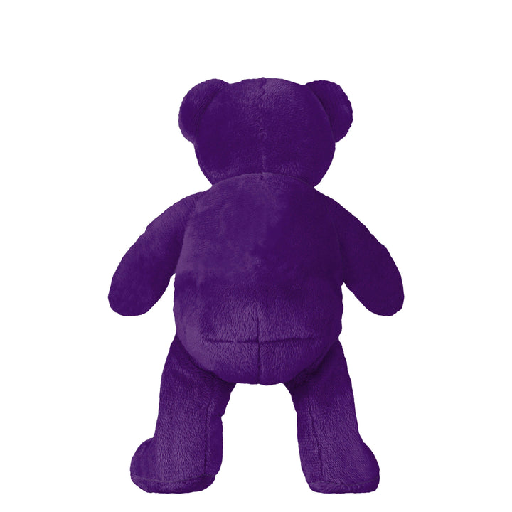 Purple Beanbag Bear