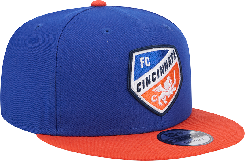 Orange and Blue Crest Snapback Hat