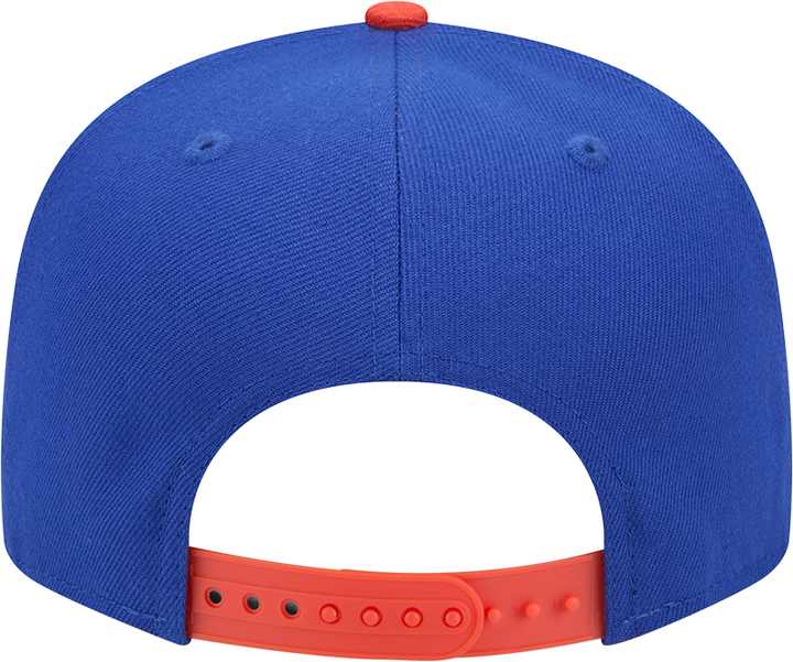 Orange and Blue Crest Snapback Hat