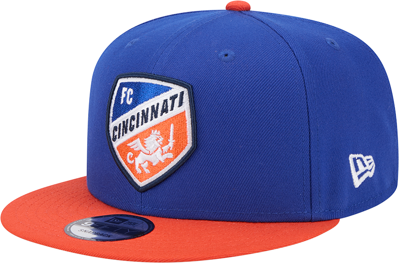 Blue and orange hat shop