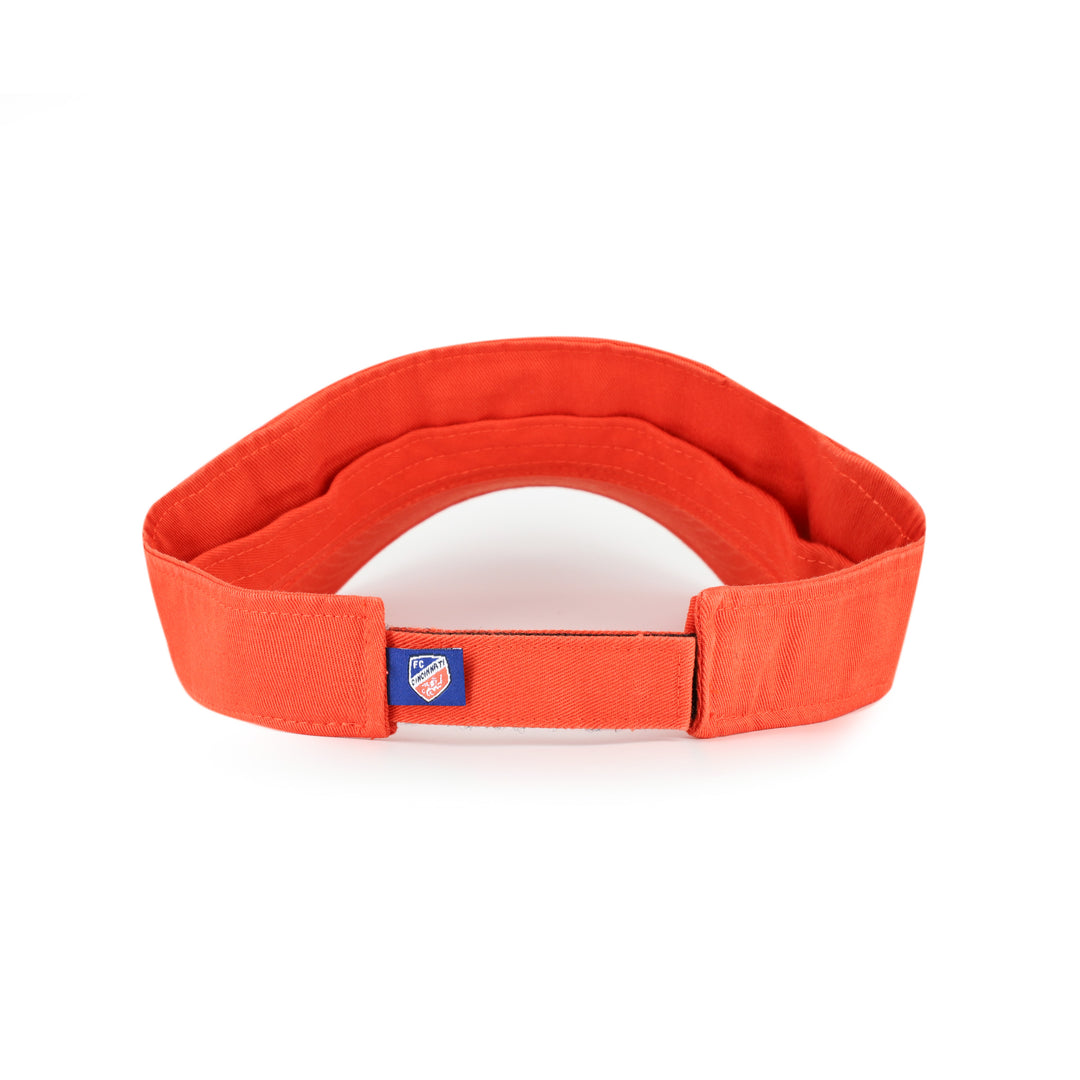 Orange Crest Visor